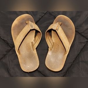 Kids Rainbow Flip Flops